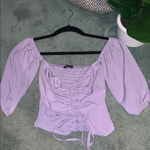 Lavender crop top - Picture 2 of 4